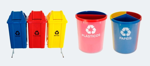 Lixeiras para Coleta Seletiva